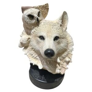 Rick‎ Cain Limited Edition "Arctic Totem" 100/2000 Carved Arctic Wolf